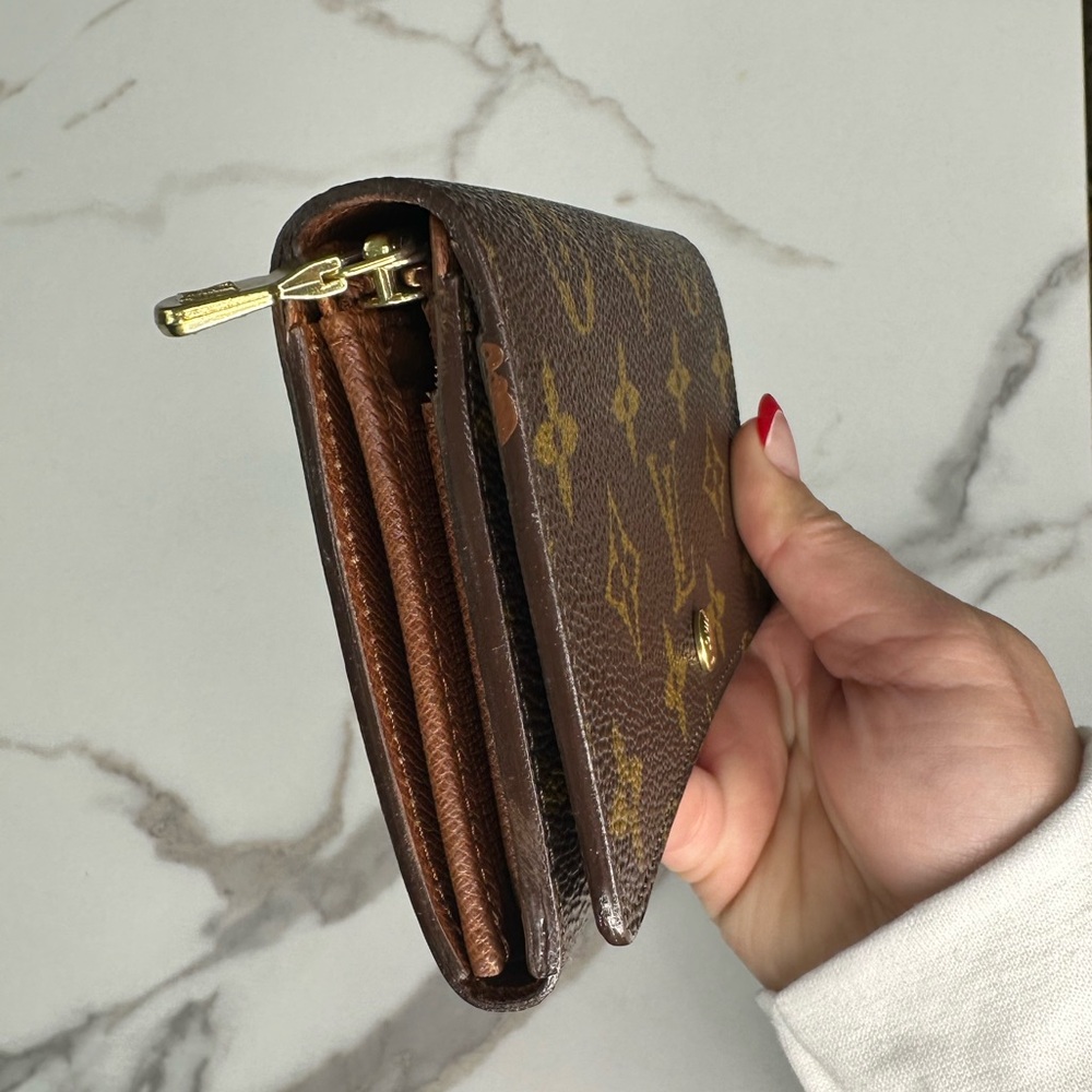 Louis Vuitton Monogram Canvas Porte Monnaie Tresor Wallet - Picture 2 of 10